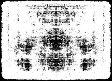 Siyah-beyaz ağ çizimi. Tek renkli tasarım.