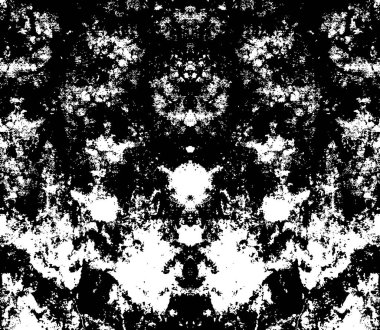 Siyah ve beyaz grunge arka planı. Klasik, soyut, eski bir arka plan. Çatlaklar, çizikler, eski yüzeydeki lekeler