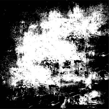 Siyah ve beyaz grunge arka planı. Klasik, soyut, eski bir arka plan. Çatlaklar, çizikler, eski yüzeydeki lekeler