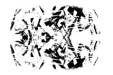 Grunge siyah ve beyaz soyut arka plan. Çizik dokusu, çentikler, çatlaklar, toprak, sürtünme. Koyu tek renkli yüzey