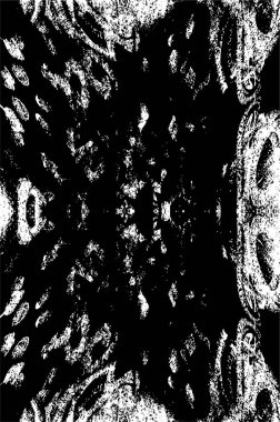 Grunge siyah ve beyaz soyut arka plan. Çizik dokusu, çentikler, çatlaklar, toprak, sürtünme. Koyu tek renkli yüzey