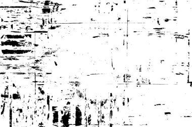 Grunge siyah ve beyaz soyut arka plan. Çizik dokusu, çentikler, çatlaklar, toprak, sürtünme. Koyu tek renkli yüzey