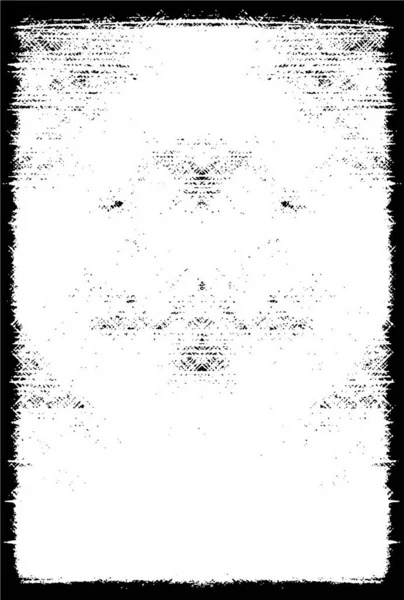 Monochrom Abstrakte Web Illustration Schwarz Weißes Design — Stockvektor