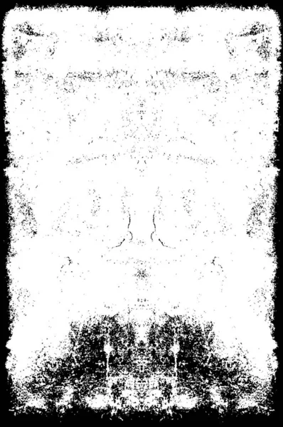 Zwart Wit Patroon Monochrome Deeltjes Abstracte Textuur — Stockvector