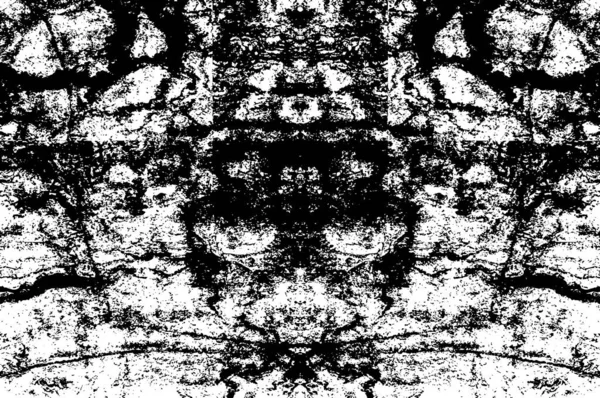 Grunge Černé Bílé Texturované Abstraktní Pozadí — Stockový vektor