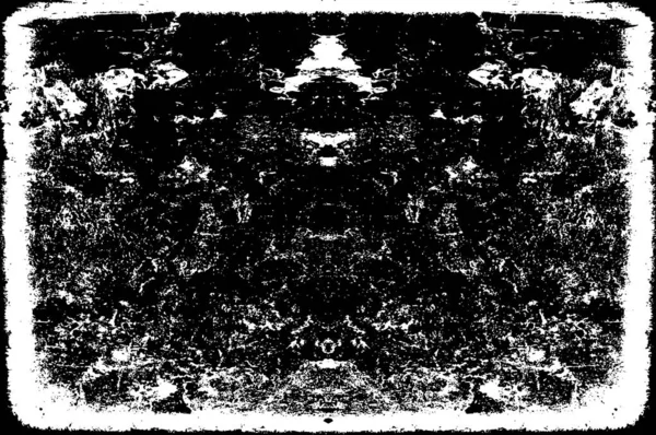 Гранж Черно Белый Текстурированный Абстрактный Фон — стоковый вектор