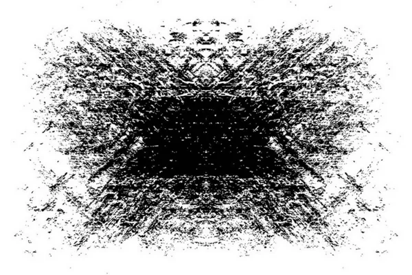 Grunge Czarno Białe Teksturowane Abstrakcyjne Tło — Wektor stockowy