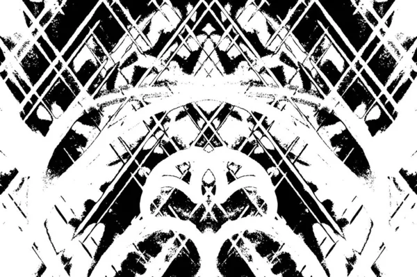 Abstrakte Kreative Schwarz Weiß Grunge Hintergründe — Stockvektor