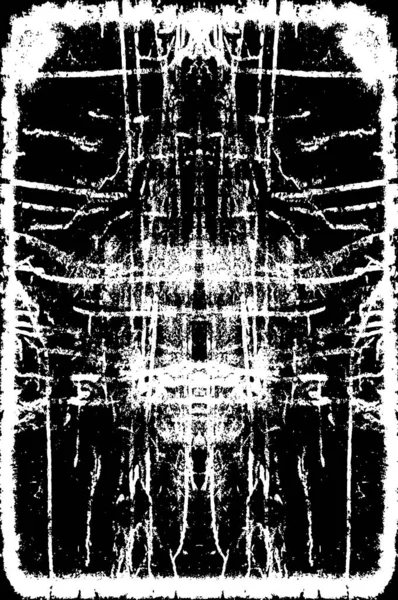 Patrón Geométrico Grunge Abstracto Fondo Blanco Negro — Archivo Imágenes Vectoriales