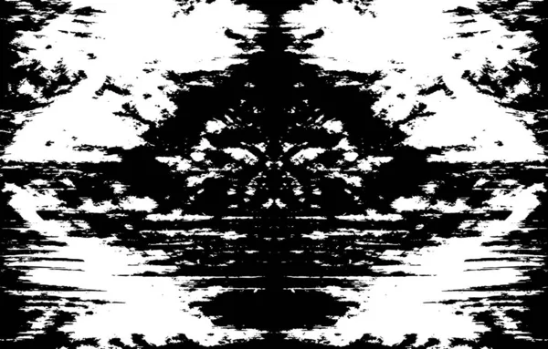 Abstract Grunge Geometrisch Patroon Zwart Wit Achtergrond — Stockvector