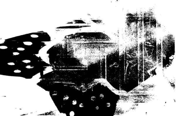 Patrón Geométrico Grunge Abstracto Fondo Blanco Negro — Archivo Imágenes Vectoriales