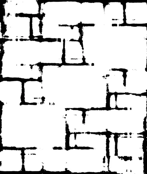 Schwarz Weiß Muster Einfarbige Teilchen Abstrakte Textur — Stockvektor