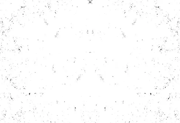 Grunge Siyah Beyaz Desen Tek Renkli Parçacıklar Soyut Doku — Stok Vektör