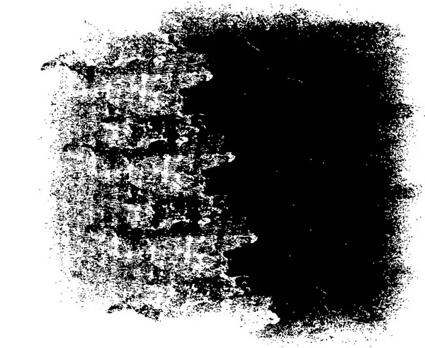 Grunge Schwarz Weiß Muster Einfarbige Teilchen Abstrakte Textur — Stockvektor