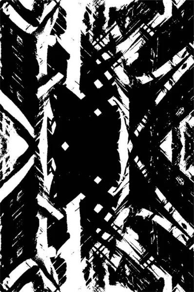 Black White Abstract Web Illustration Monochrome Design — Stock Vector