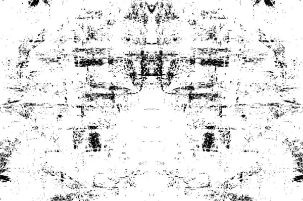 Black White Illustration Abstract Grunge Pattern Monochrome Design — Stock Vector