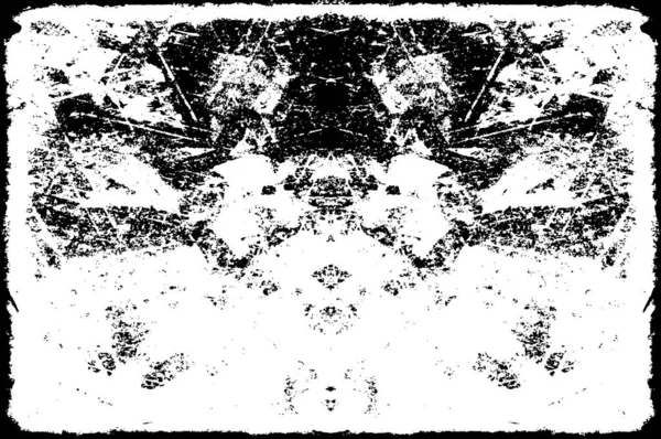 Чорно Білий Гранжевий Фон Вінтажний Абстрактний Старий Фон Тріщини Бійки — стоковий вектор
