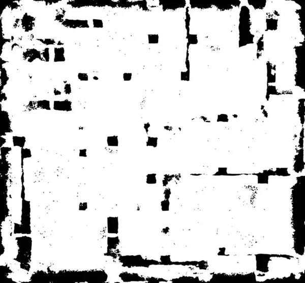 Schwarz Weißer Grunge Hintergrund Vintage Abstrakten Alten Hintergrund Risse Kratzer — Stockvektor