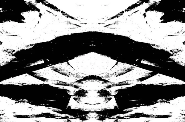 Fond Grunge Noir Blanc Vieux Fond Abstrait Vintage Fissures Éraflures — Image vectorielle
