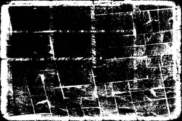 Czarno Białe Tło Grunge Stare Abstrakcyjne Tło Pęknięcia Zadrapania Plamy — Wektor stockowy