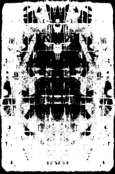Grunge Schwarz Weiß Abstrakten Hintergrund Textur Von Kratzern Absplittern Rissen — Stockvektor