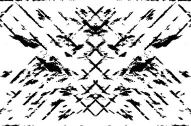 soyut siyah ve beyaz grunge şablonu, vektör illüstrasyonu