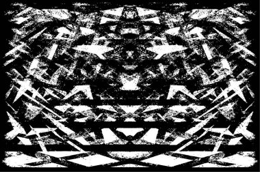 soyut siyah ve beyaz grunge şablonu, vektör illüstrasyonu