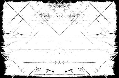 soyut siyah ve beyaz grunge şablonu, vektör illüstrasyonu