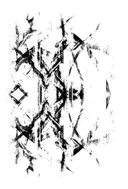 soyut siyah ve beyaz grunge şablonu, vektör illüstrasyonu