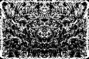 soyut siyah ve beyaz grunge şablonu, vektör illüstrasyonu