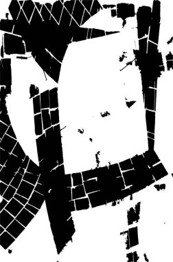 soyut siyah ve beyaz grunge şablonu, vektör illüstrasyonu