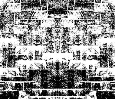 soyut siyah ve beyaz grunge şablonu, vektör illüstrasyonu