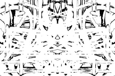 soyut siyah ve beyaz grunge şablonu, vektör illüstrasyonu