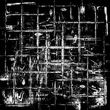 Çizik ve çiziklerle dolu siyah beyaz bir arka plan. Soyut vektör illüstrasyonu.