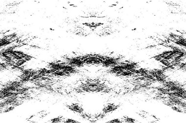 Koyu Grunge Geometrik Deseni