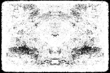 Koyu Grunge Geometrik Deseni