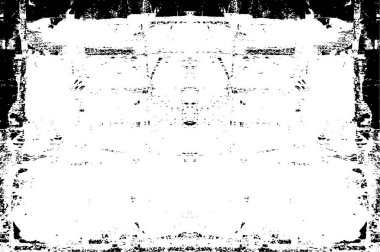 Koyu Grunge Geometrik Deseni