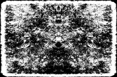 Koyu Grunge Geometrik Deseni