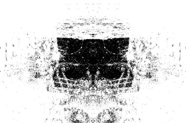 Siyah beyaz monokrom eski grunge vintage eskimiş arka plan soyut antika desenli retro model