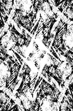 Siyah beyaz monokrom eski grunge vintage eskimiş arka plan soyut antika desenli retro model