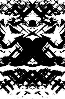 Siyah beyaz monokrom eski grunge vintage eskimiş arka plan soyut antika desenli retro model