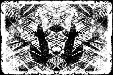 Siyah beyaz monokrom eski grunge vintage eskimiş arka plan soyut antika desenli retro model