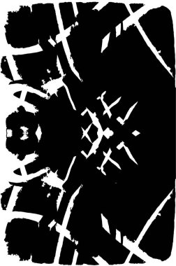 Siyah beyaz monokrom eski grunge vintage eskimiş arka plan soyut antika desenli retro model