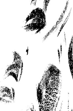 Siyah beyaz monokrom eski grunge vintage eskimiş arka plan soyut antika desenli retro model