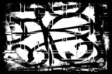 Siyah beyaz monokrom eski grunge vintage eskimiş arka plan soyut antika desenli retro model