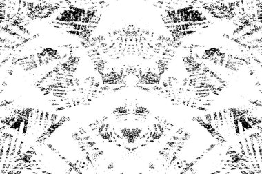 Siyah beyaz monokrom eski grunge vintage eskimiş arka plan soyut antika desenli retro model