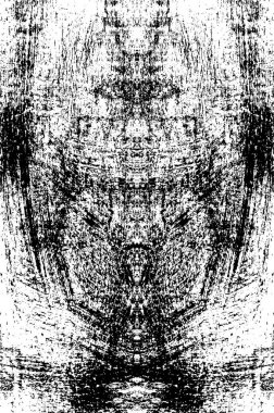 Siyah beyaz monokrom eski grunge vintage eskimiş arka plan soyut antika desenli retro model