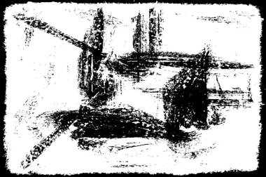 Siyah beyaz monokrom eski grunge vintage eskimiş arka plan soyut antika desenli retro model