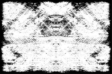 Siyah beyaz monokrom eski grunge vintage eskimiş arka plan soyut antika desenli retro model