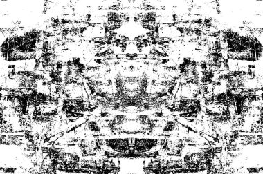 Siyah beyaz monokrom eski grunge vintage eskimiş arka plan soyut antika desenli retro model